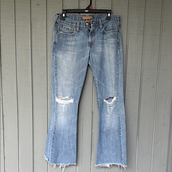 Abercrombie &Fitch Women's Blue Distressed Jeans Size 8 - Picture 1 of 11